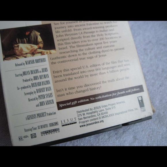 Jesus Inspirational Films Israel Prophet Christ VHS Cassette Tape Bundle for $1 - Picture 3 of 4